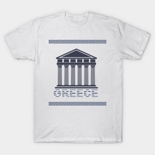 In this work we see the legendary Greek Acropolis. Ancient Greece is the cradle of the modern world. T-Shirt